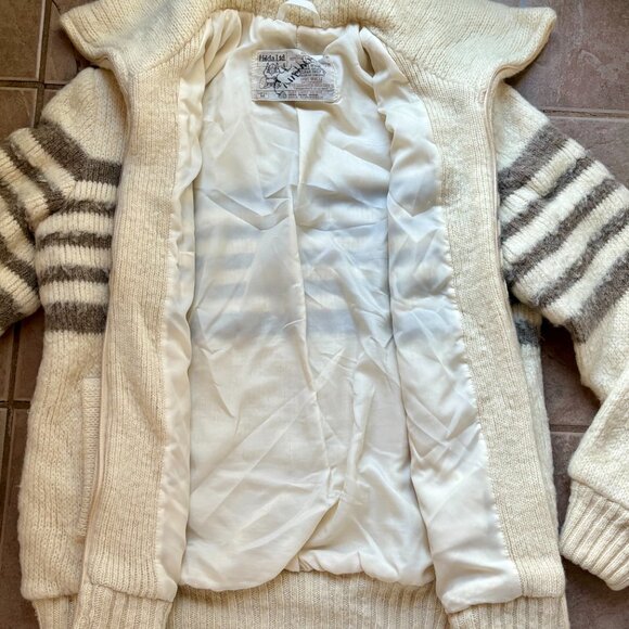 Hilda Ltd. vintage Icelandic Sweater Wool Full Zip Size Medium - Picture 2 of 5